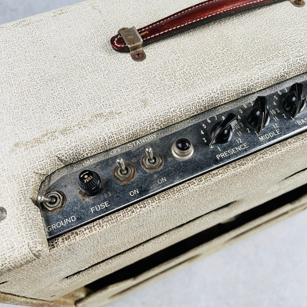 Fender Bassman 4x10" Narrow Panel Combo Amplifier 1960 Blonde Re-Tolex - 10