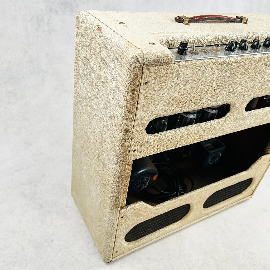 Fender Bassman 4x10" Narrow Panel Combo Amplifier 1960 Blonde Re-Tolex - 8