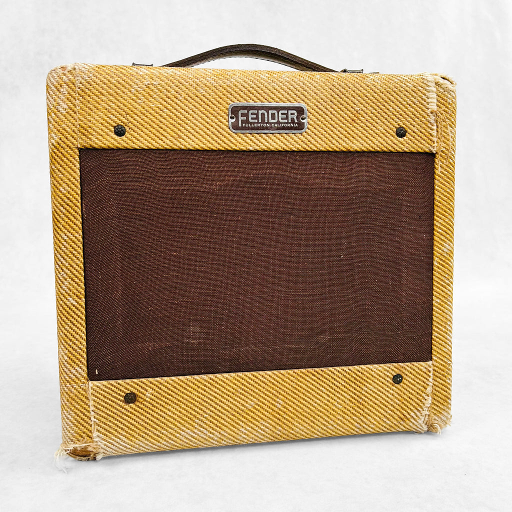Fender Champ 5C1 Wide Panel 1x6" Combo Amplifier 1954 - Tweed - 1