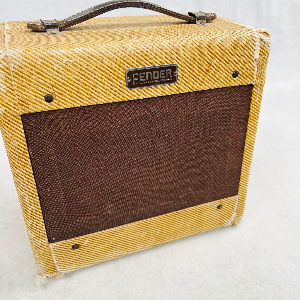 Fender Champ 5C1 Wide Panel 1x6" Combo Amplifier 1954 - Tweed - 3