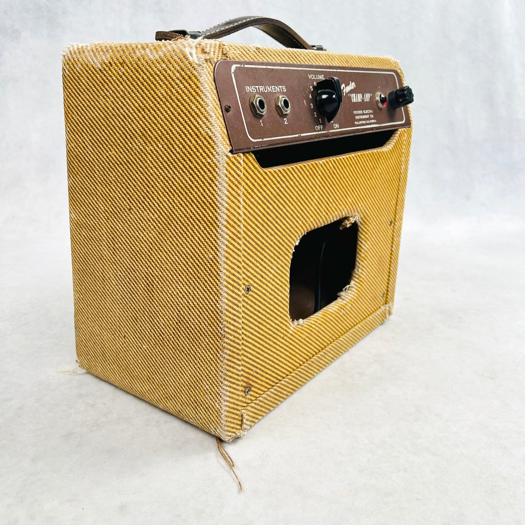 Fender Champ 5C1 Wide Panel 1x6" Combo Amplifier 1954 - Tweed - 5