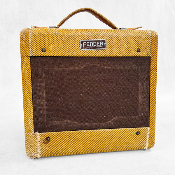 Fender Champ 5D1 Wide Panel 1x6" Combo Amplifier 1955 - Tweed - 1
