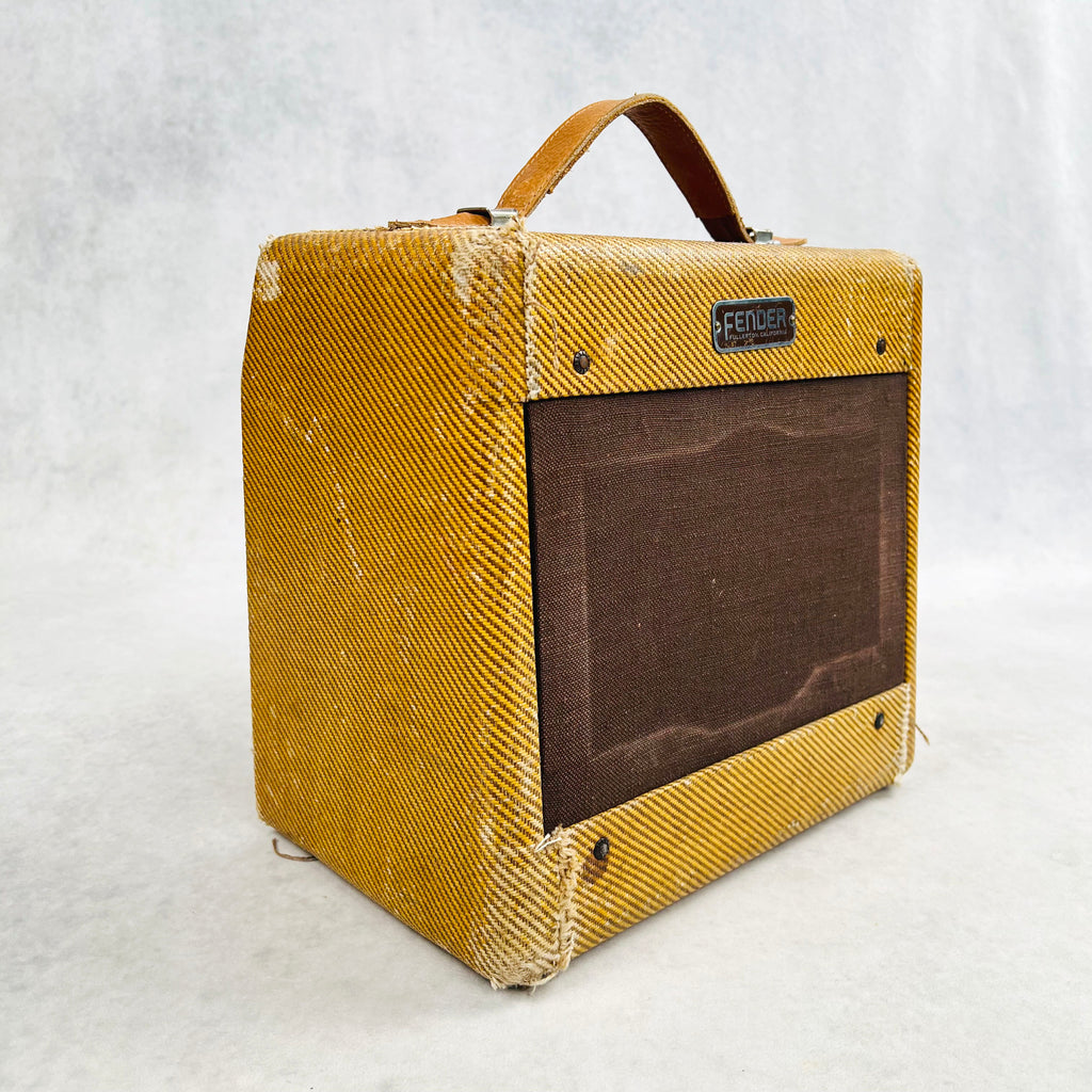 Fender Champ 5D1 Wide Panel 1x6" Combo Amplifier 1955 - Tweed - 4