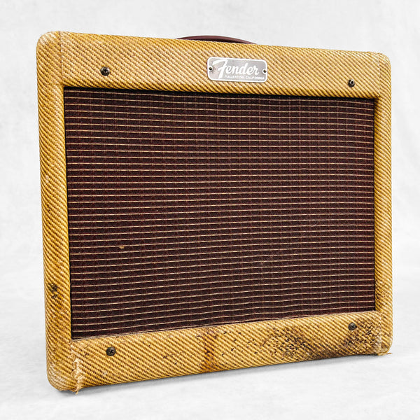 Fender Champ 5F1 Narrow Panel 1x6" Combo Amplifier 1956 - Tweed - 1