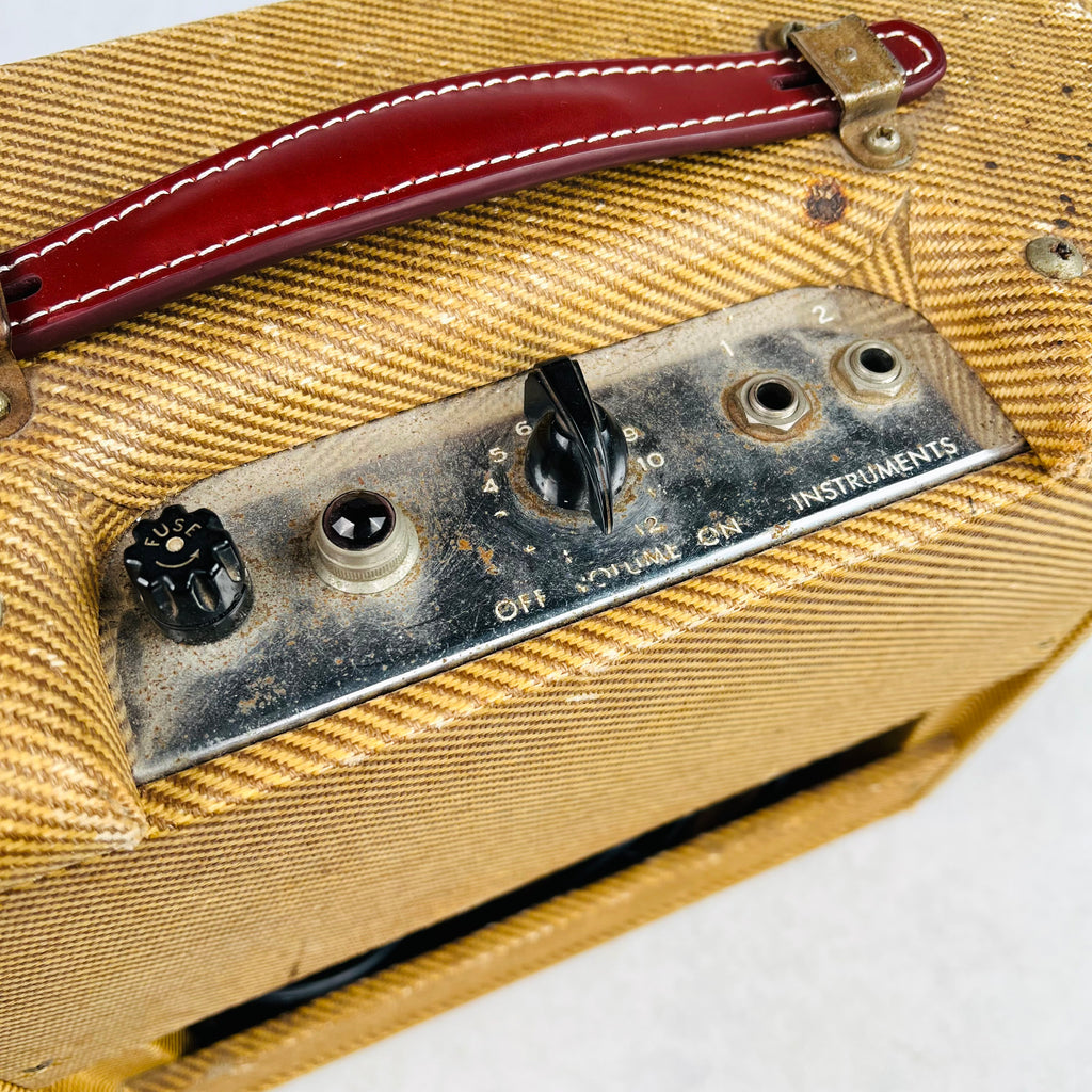 Fender Champ 5F1 Narrow Panel 1x6" Combo Amplifier 1956 - Tweed - 8