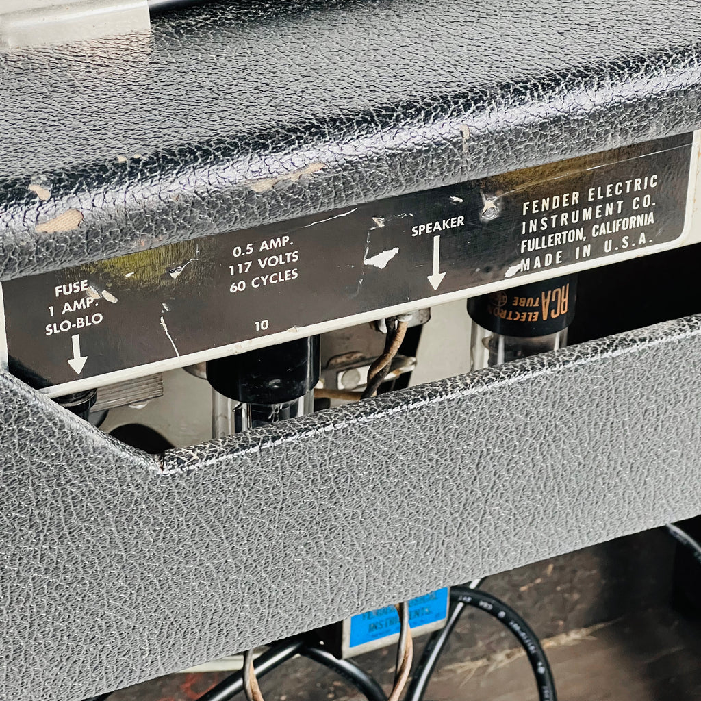 Fender Champ Amp AA764 1x8" Combo Amplifier 1965 - Black - 11