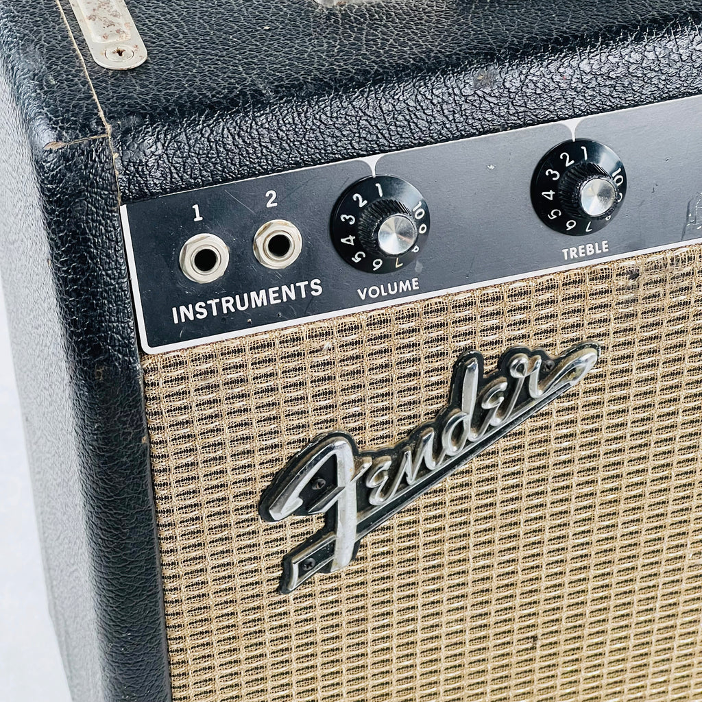 Fender Champ Amp AA764 1x8" Combo Amplifier 1965 - Black - 2