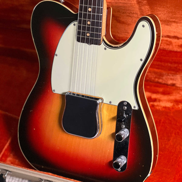 Fender Custom Esquire 1963 Sunburst Vintage Electric Guitar  Body Front