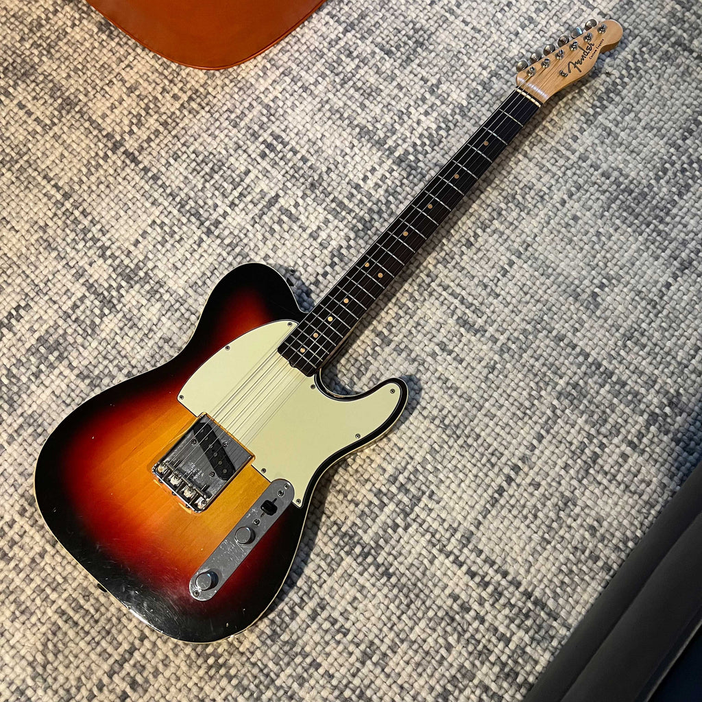 Fender Custom Esquire 1963 Sunburst Vintage Electric Guitar Full