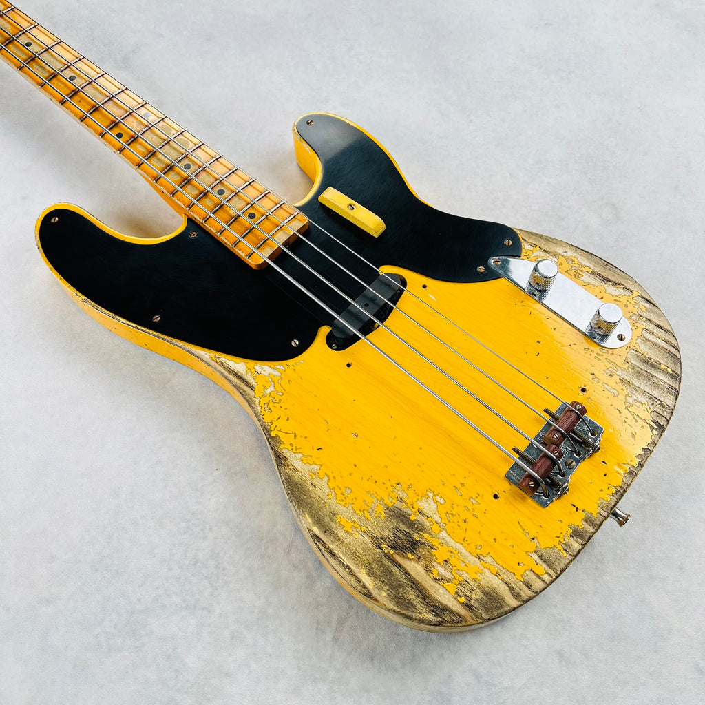 Fender Custom Shop 1951 Precision Bass Super Heavy Relic 2022 - Aged Nocaster Blonde - 8