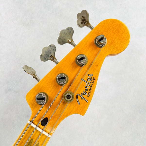 Fender Custom Shop 1957 Precision Bass Journeyman Relic Wildwood 10 2021 - Faded 3-Tone Sunburst - 10