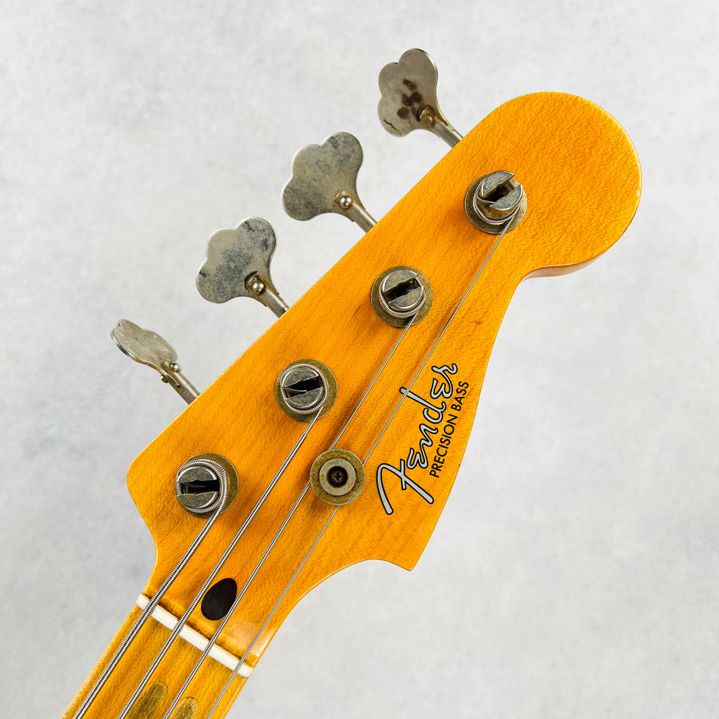 Fender Custom Shop 1957 Precision Bass Journeyman Relic Wildwood 10 2021 - Faded 3-Tone Sunburst - 10