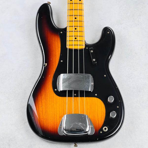 Fender Custom Shop 1957 Precision Bass Journeyman Relic Wildwood 10 2021 - Faded 3-Tone Sunburst - 1