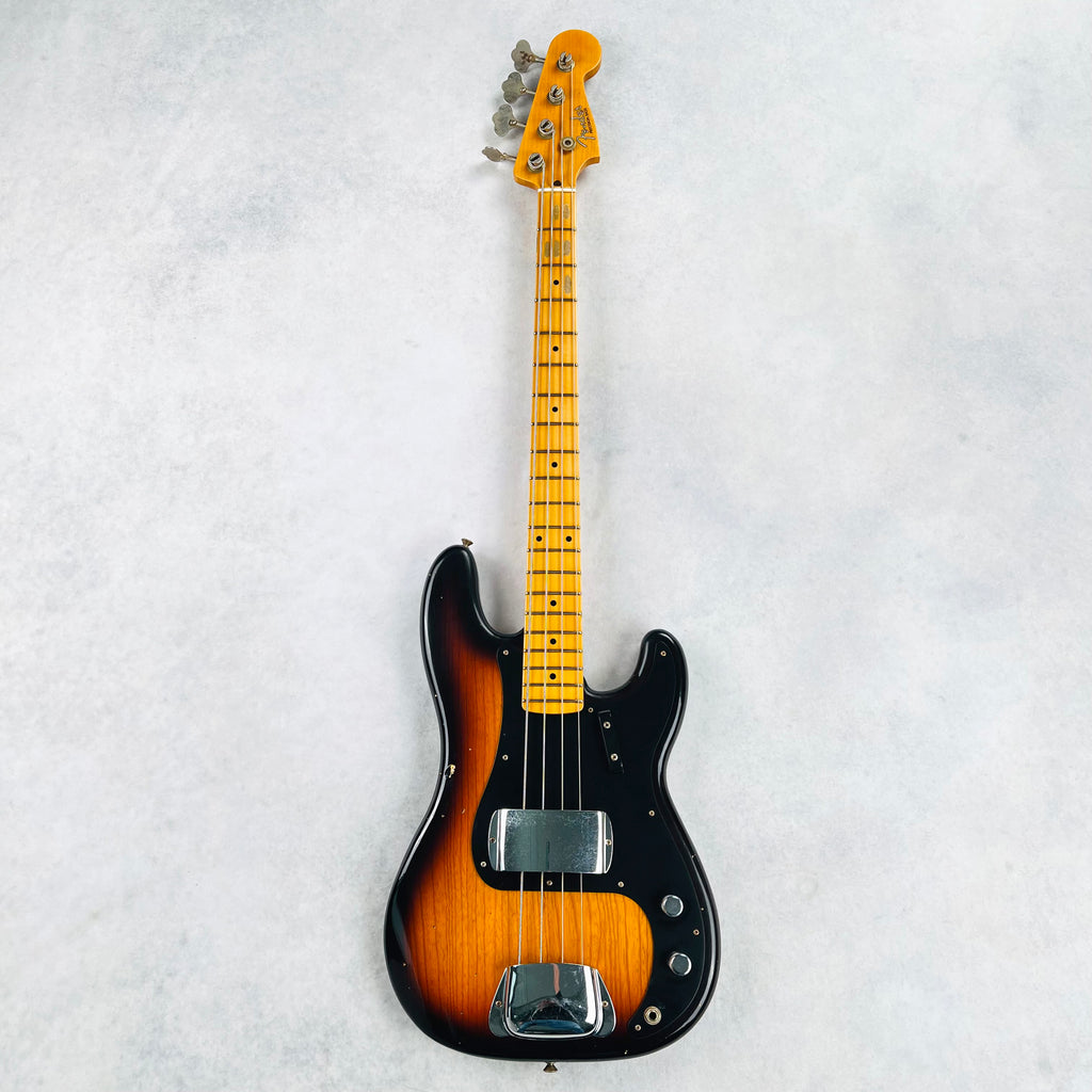 Fender Custom Shop 1957 Precision Bass Journeyman Relic Wildwood 10 2021 - Faded 3-Tone Sunburst - 2