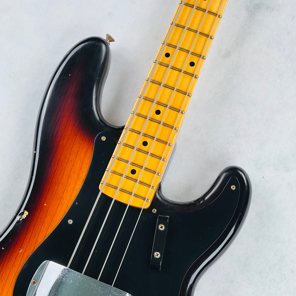 Fender Custom Shop 1957 Precision Bass Journeyman Relic Wildwood 10 2021 - Faded 3-Tone Sunburst - 3