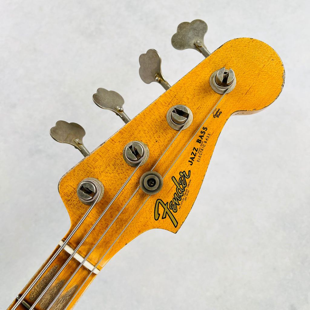 Fender Custom Shop 1958 P-Jazz Bass Heavy Relic 2023 - Aged White Blonde - 10