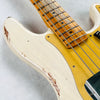 Fender Custom Shop 1958 P-Jazz Bass Heavy Relic 2023 - Aged White Blonde - 8