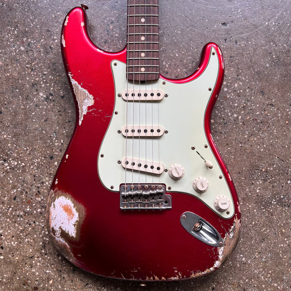 Fender Custom Shop 1960 Stratocaster Heavy Relic 2021 - Candy Apple - 1