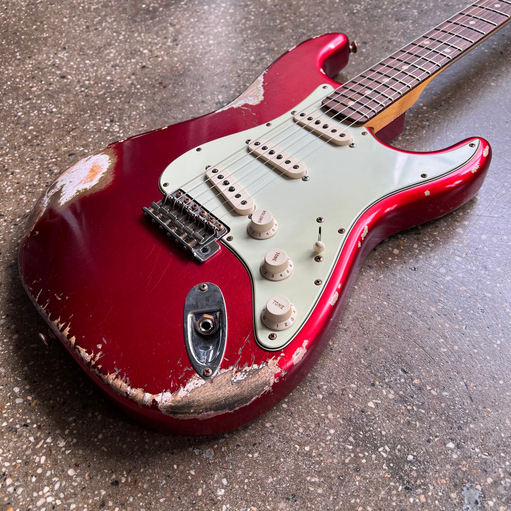 Fender Custom Shop 1960 Stratocaster Heavy Relic 2021 - Candy Apple - 8