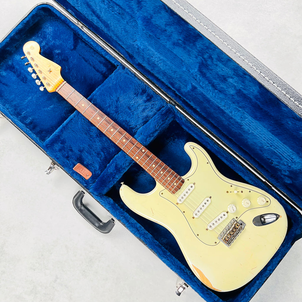 Fender Custom Shop 1960 Stratocaster Relic Previously Owned By Jeff Tweedy 1999 - Olympic White - 18