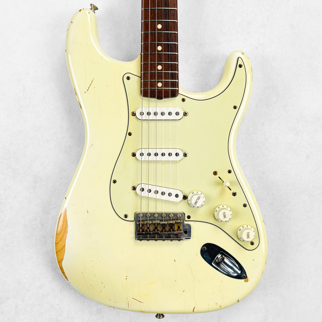 Fender Custom Shop 1960 Stratocaster Relic Previously Owned By Jeff Tweedy 1999 - Olympic White - 1