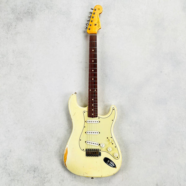 Fender Custom Shop 1960 Stratocaster Relic Previously Owned By Jeff Tweedy 1999 - Olympic White - 2