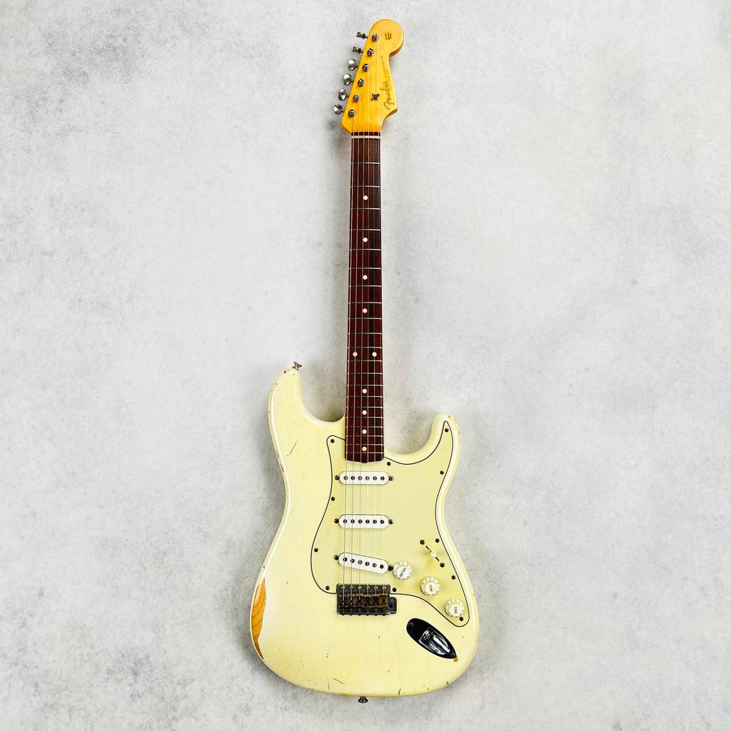 Fender Custom Shop 1960 Stratocaster Relic Previously Owned By Jeff Tweedy 1999 - Olympic White - 2