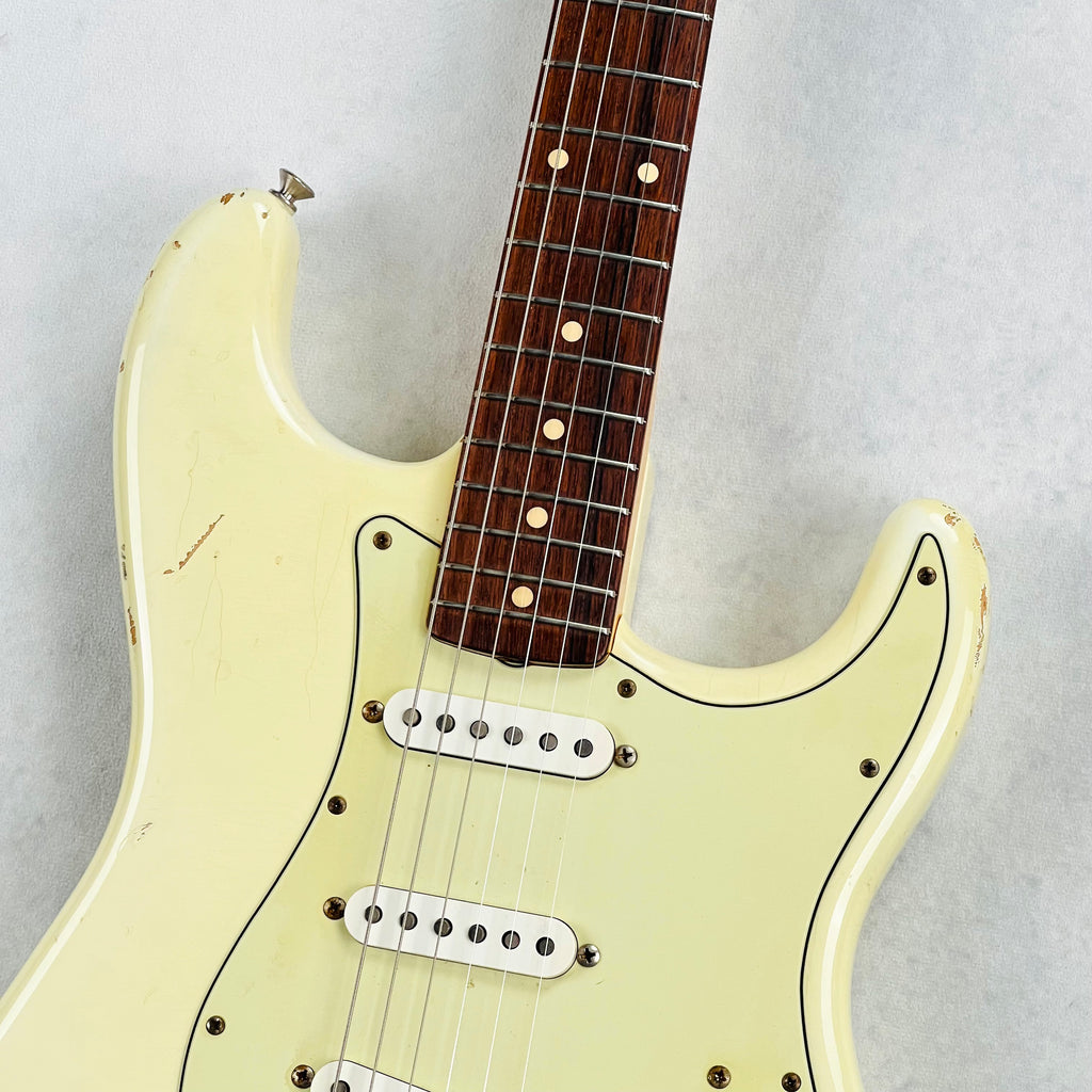 Fender Custom Shop 1960 Stratocaster Relic Previously Owned By Jeff Tweedy 1999 - Olympic White - 3