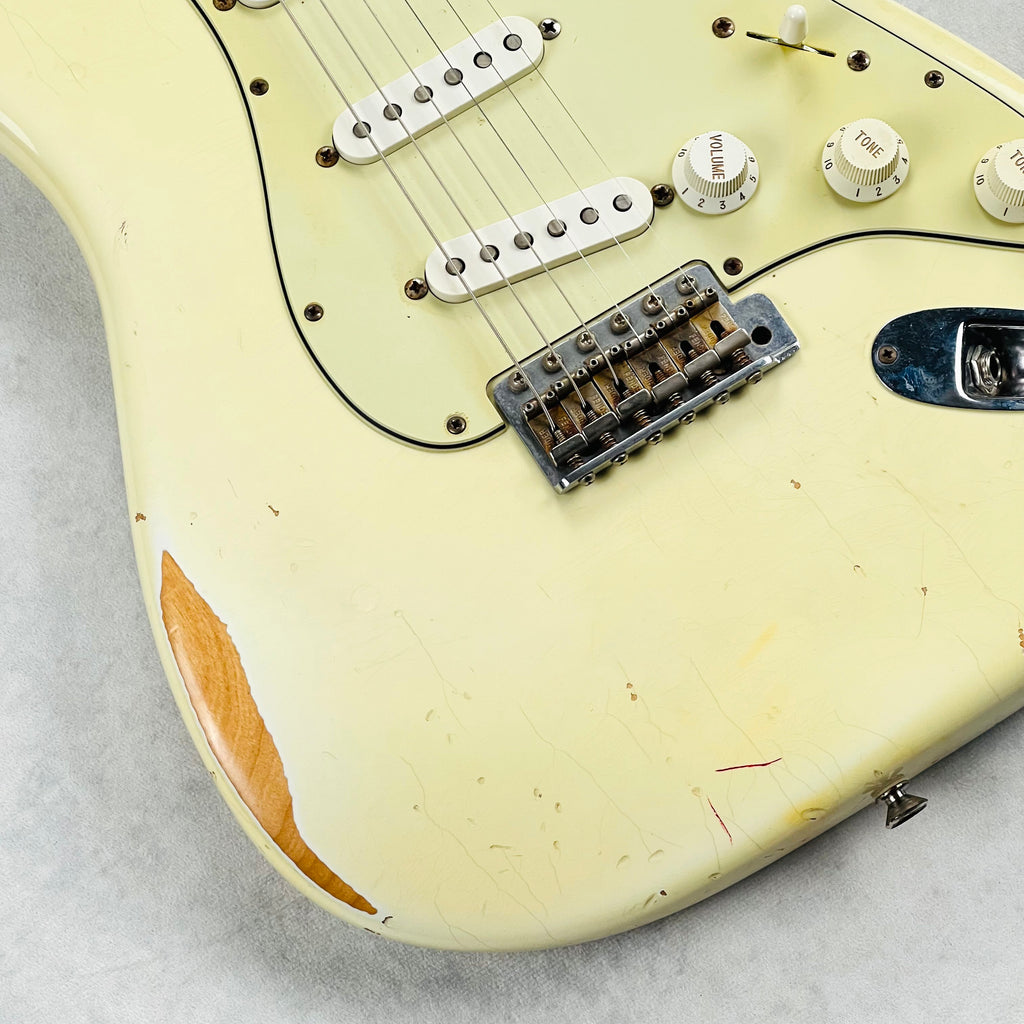 Fender Custom Shop 1960 Stratocaster Relic Previously Owned By Jeff Tweedy 1999 - Olympic White - 4
