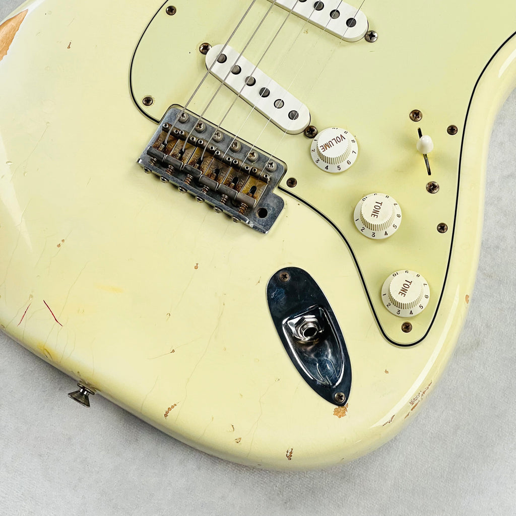 Fender Custom Shop 1960 Stratocaster Relic Previously Owned By Jeff Tweedy 1999 - Olympic White - 5