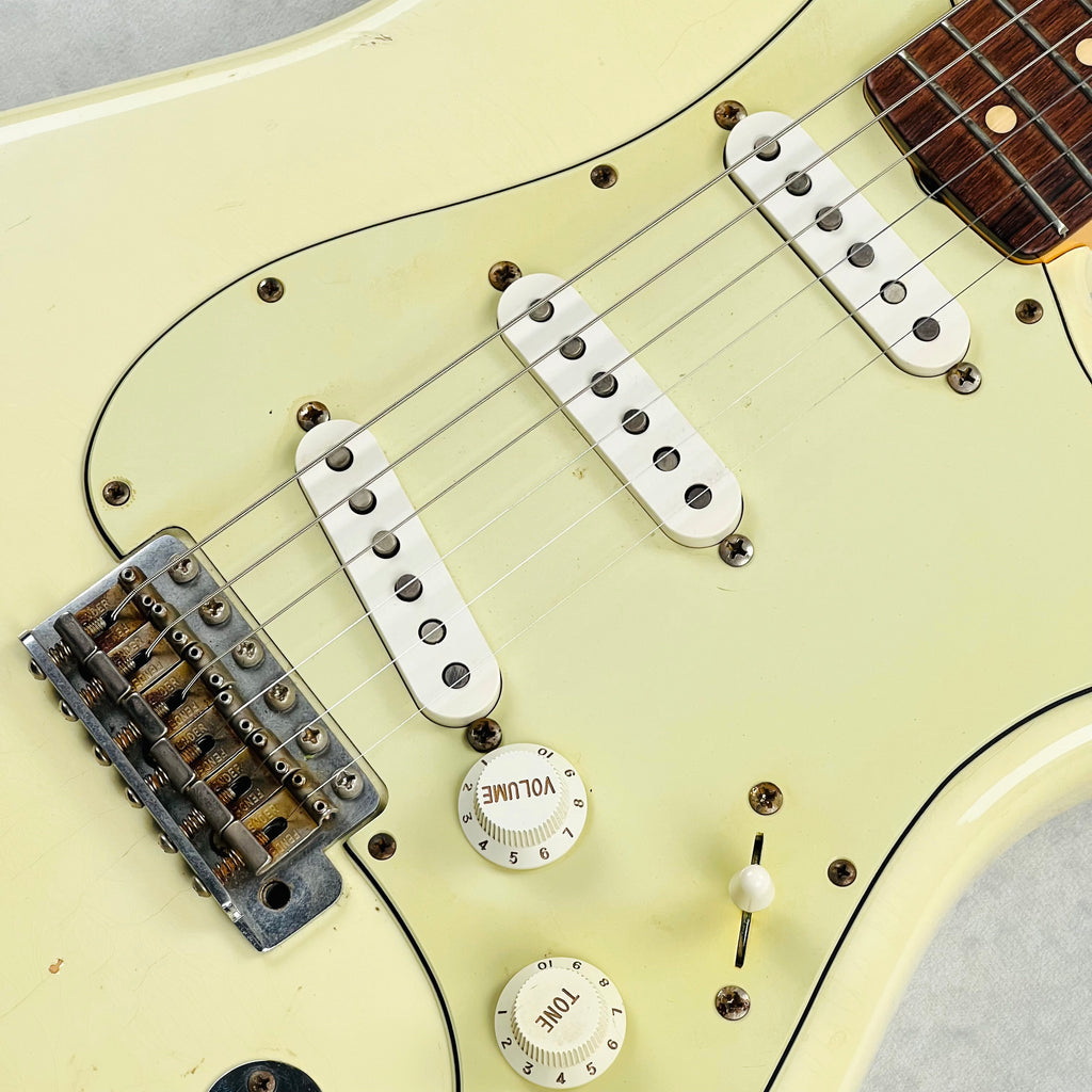 Fender Custom Shop 1960 Stratocaster Relic Previously Owned By Jeff Tweedy 1999 - Olympic White - 7