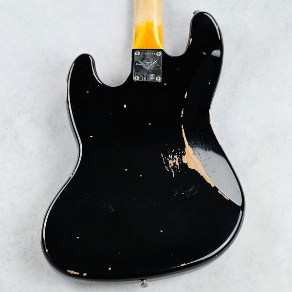 Fender Custom Shop 1962 Jazz Bass Relic Stack Knob 2022 - Aged Black - 10