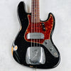 Fender Custom Shop 1962 Jazz Bass Relic Stack Knob 2022 - Aged Black - 1