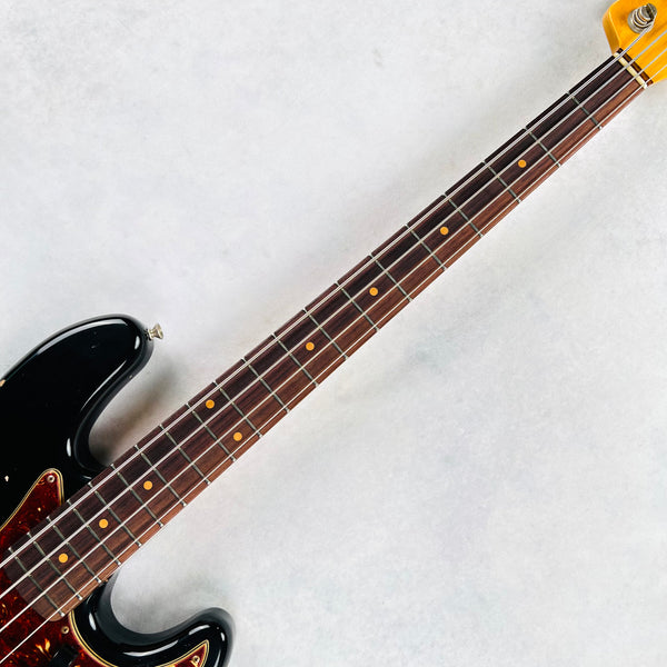 Fender Custom Shop 1962 Jazz Bass Relic Stack Knob 2022 - Aged Black - 8