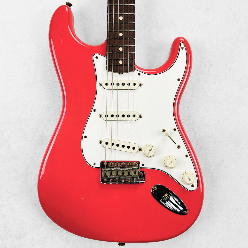 Fender Custom Shop 1963 Stratocaster Korina Journeyman Relic 2022 - Fiesta Red - 1