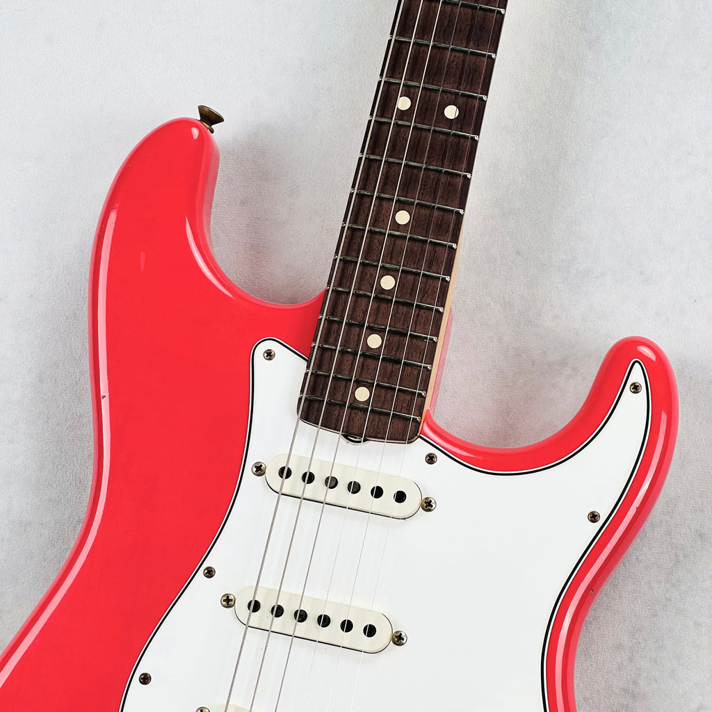 Fender Custom Shop 1963 Stratocaster Korina Journeyman Relic 2022 - Fiesta Red - 3