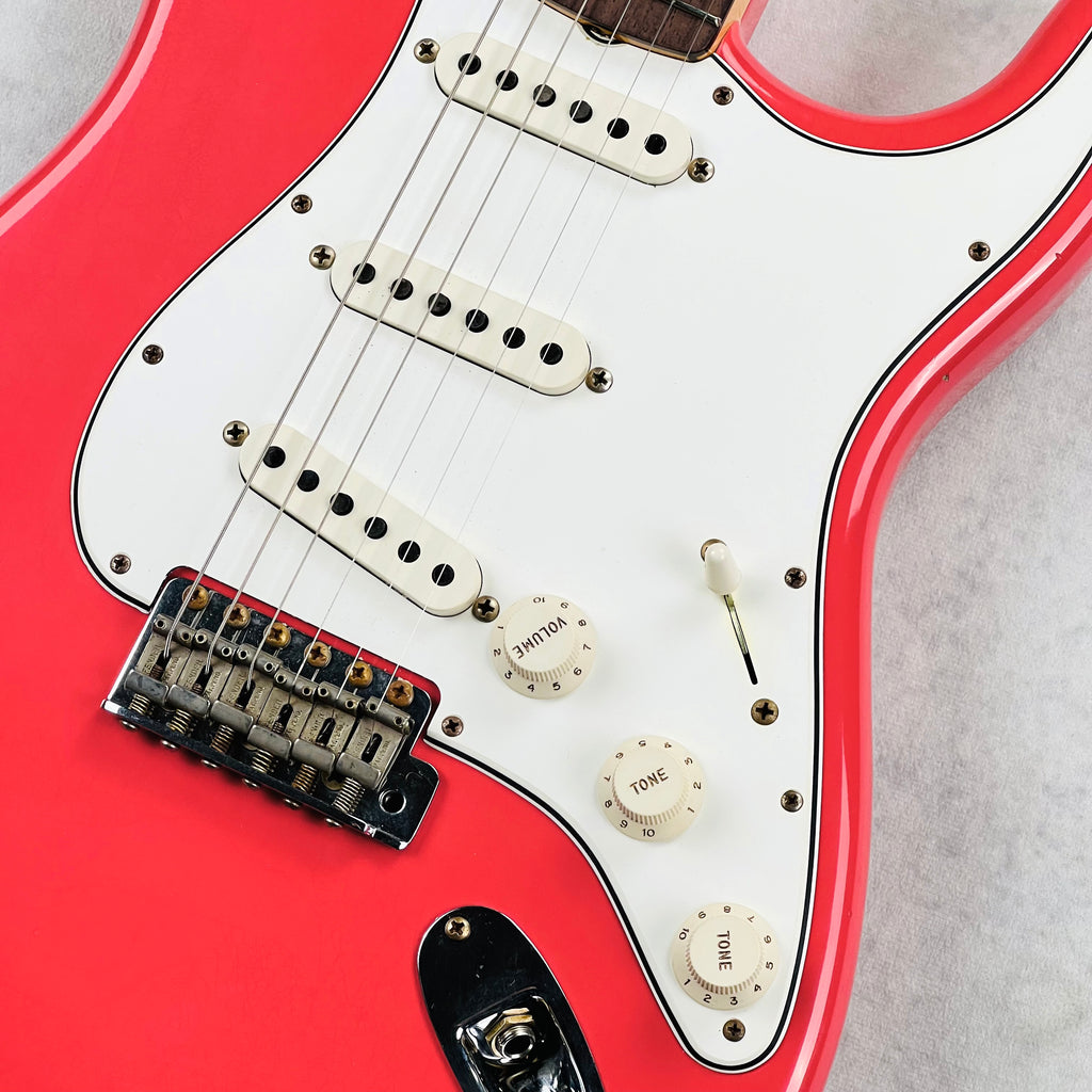 Fender Custom Shop 1963 Stratocaster Korina Journeyman Relic 2022 - Fiesta Red - 6