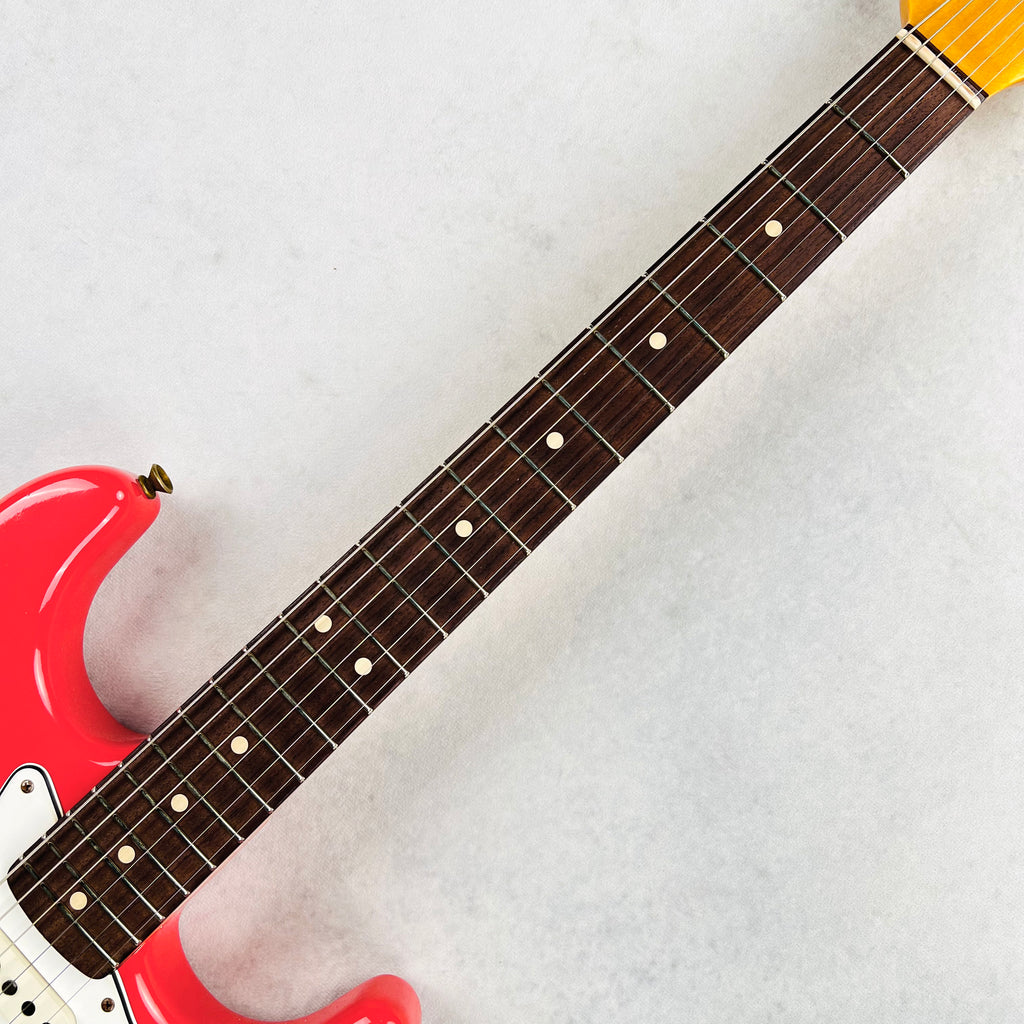 Fender Custom Shop 1963 Stratocaster Korina Journeyman Relic 2022 - Fiesta Red - 8