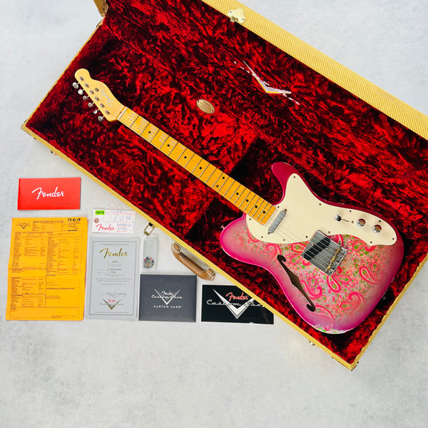 Fender Custom Shop 50's Telecaster Thinline Relic 2017 - Pink Paisley - 16