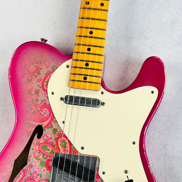 Fender Custom Shop 50's Telecaster Thinline Relic 2017 - Pink Paisley - 3