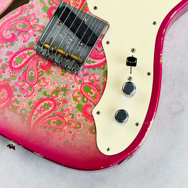 Fender Custom Shop 50's Telecaster Thinline Relic 2017 - Pink Paisley - 5