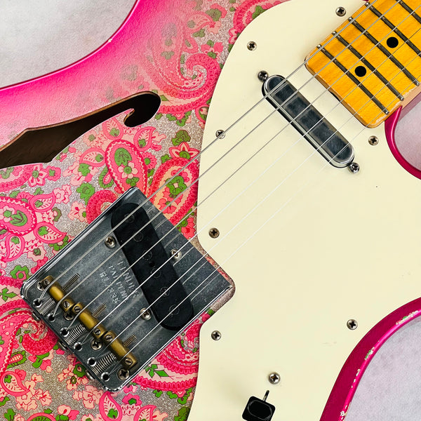 Fender Custom Shop 50's Telecaster Thinline Relic 2017 - Pink Paisley - 6