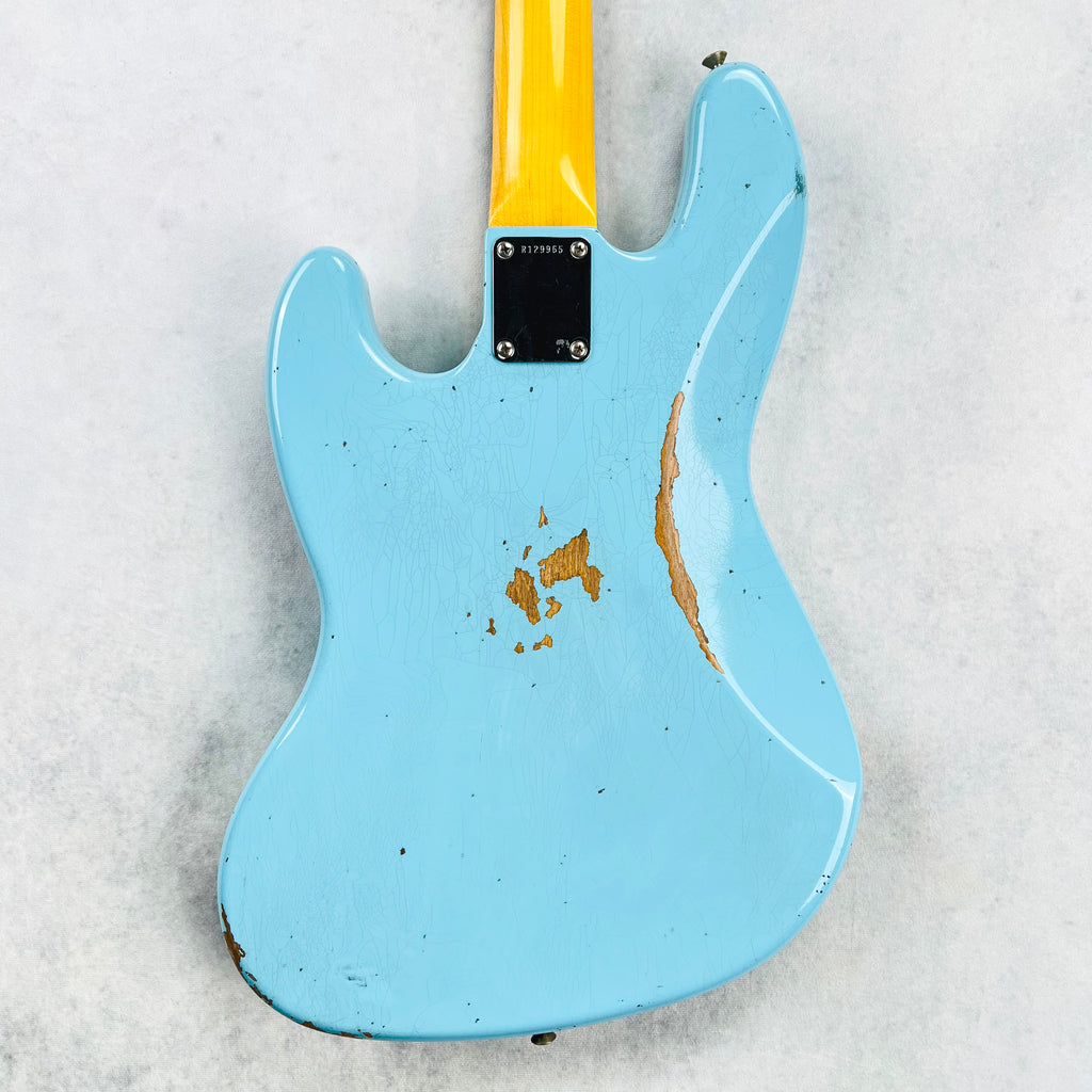 Fender Custom Shop 64 Jazz Bass Relic 2023 - Daphne Blue - 10