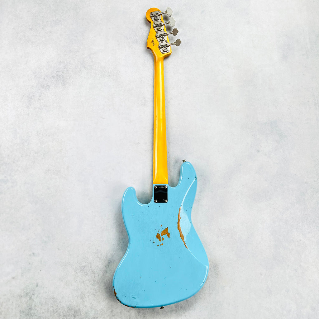 Fender Custom Shop 64 Jazz Bass Relic 2023 - Daphne Blue - 11
