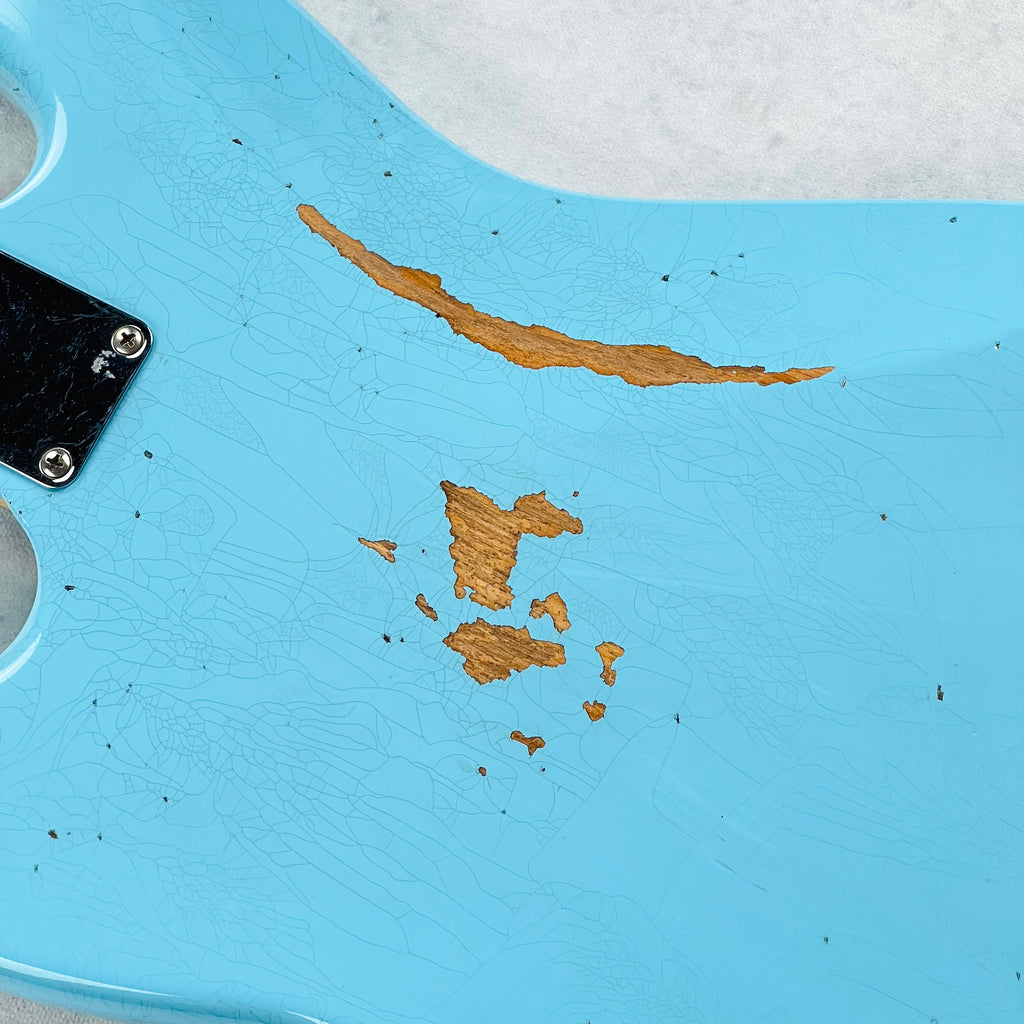 Fender Custom Shop 64 Jazz Bass Relic 2023 - Daphne Blue - 16