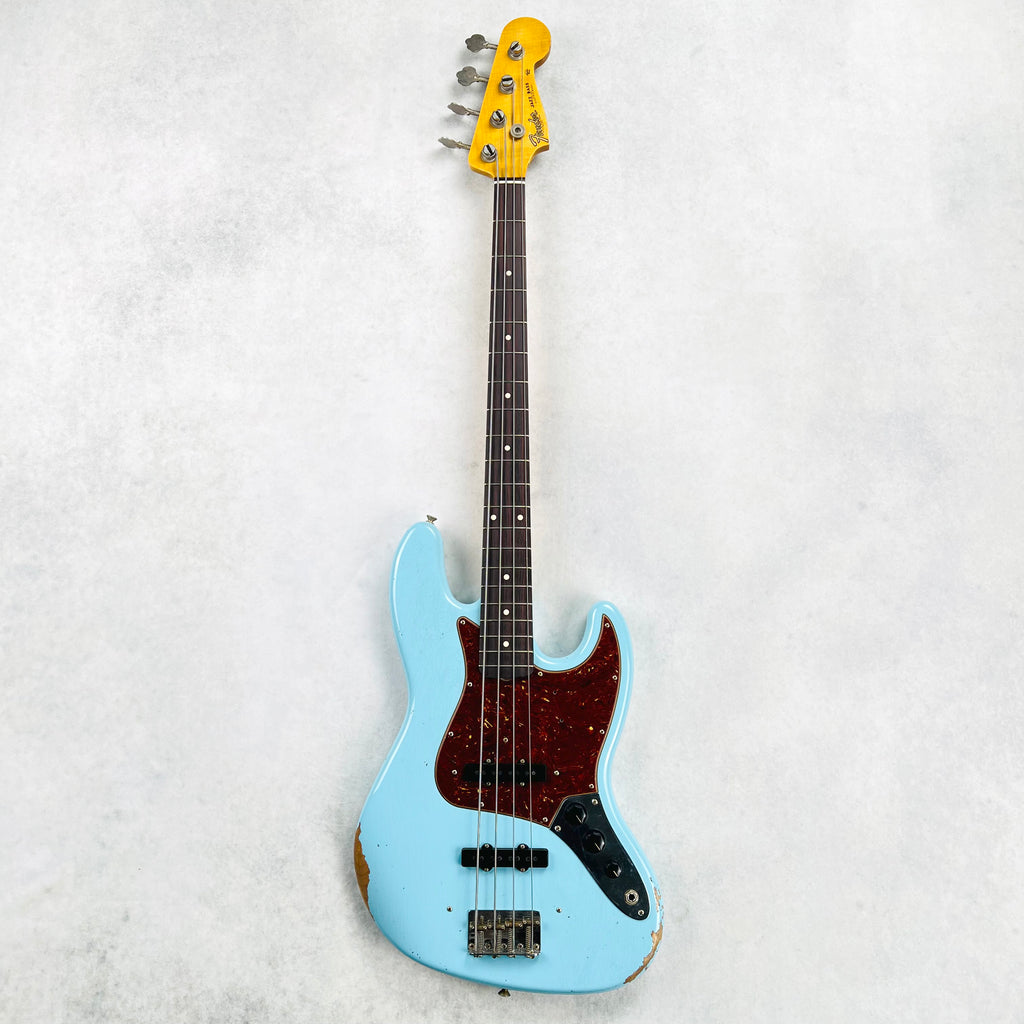 Fender Custom Shop 64 Jazz Bass Relic 2023 - Daphne Blue - 2