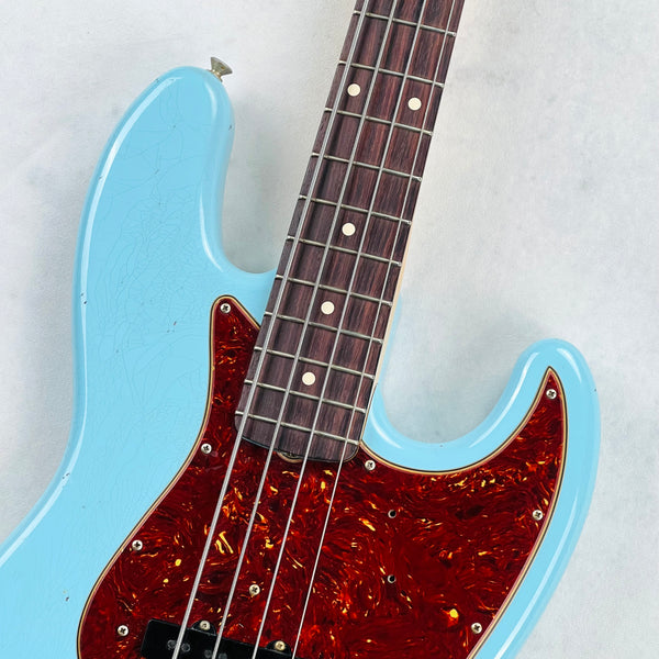 Fender Custom Shop 64 Jazz Bass Relic 2023 - Daphne Blue - 3