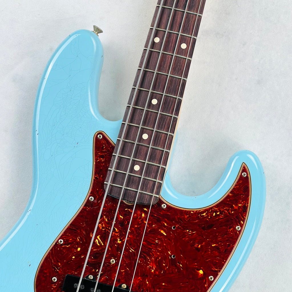 Fender Custom Shop 64 Jazz Bass Relic 2023 - Daphne Blue - 3