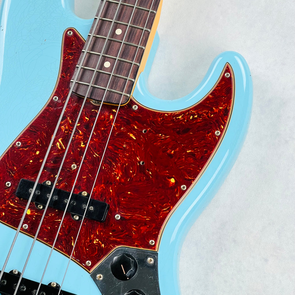 Fender Custom Shop 64 Jazz Bass Relic 2023 - Daphne Blue - 6