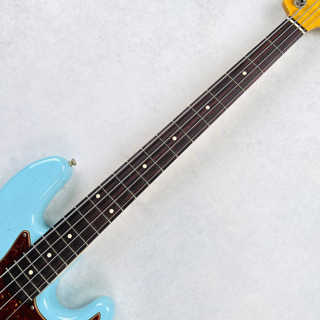 Fender Custom Shop 64 Jazz Bass Relic 2023 - Daphne Blue - 8